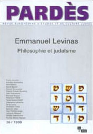 Pardès n°26 – Emmanuel Levinas  Philosophie et judaïsme