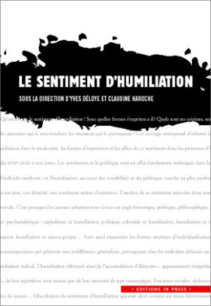 Le sentiment d’humiliation