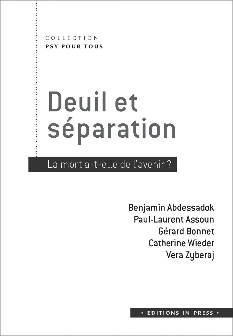 Deuil Et Separation Editions In Press