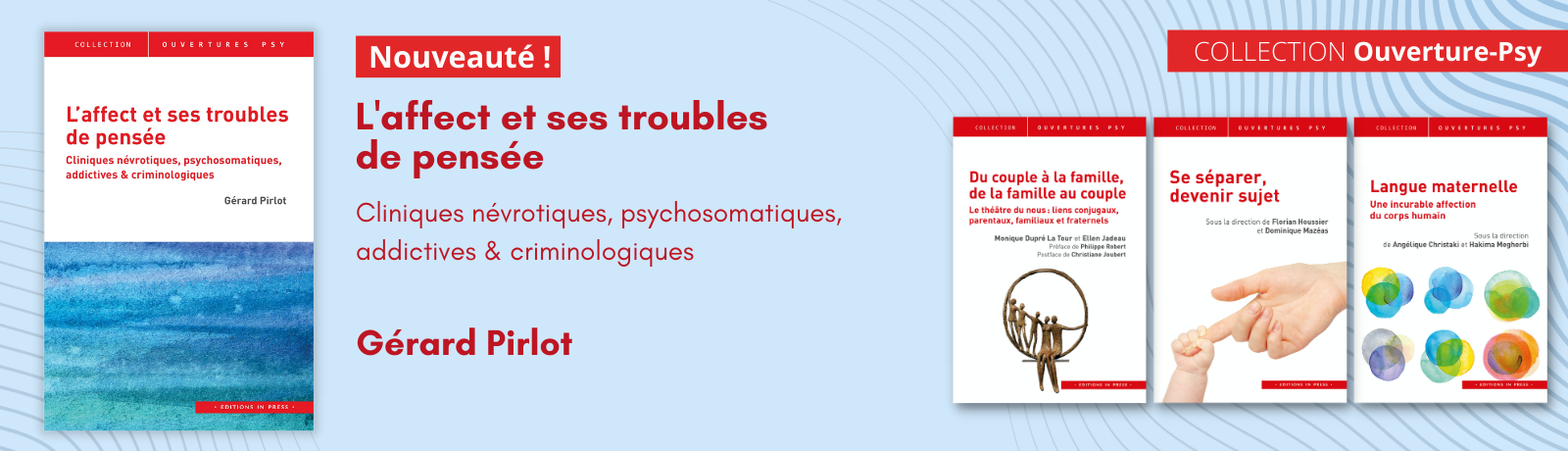 Bannière L'affect et ses troubles de pensée
