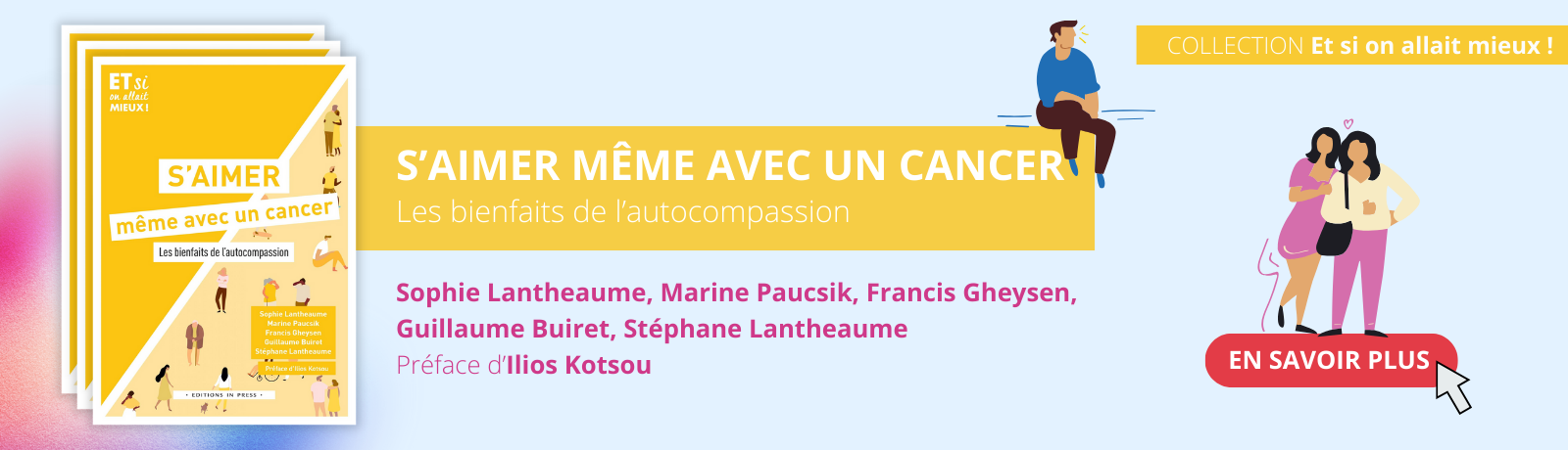 Bannière s'aimer avec un cancer